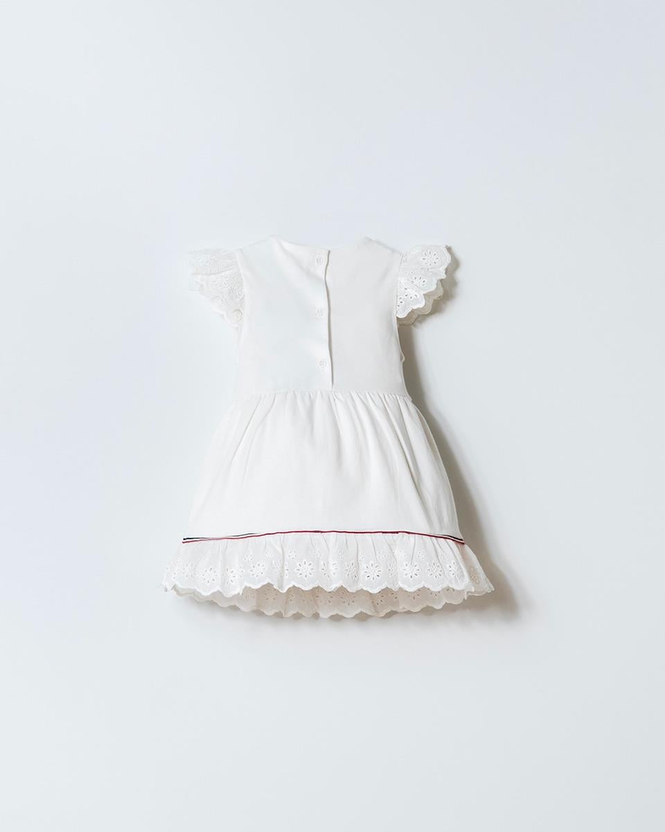 U.S. Polo Assn Kız Bebek Elbise Beyaz