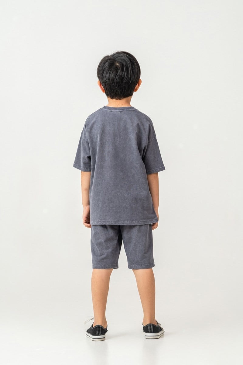 U.S. Polo Assn Erkek Çocuk Bermuda  2li Takım Füme