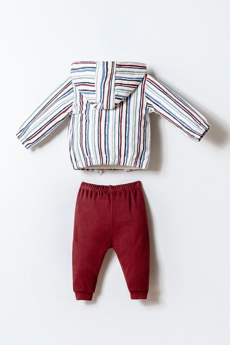 U.S. Polo Assn Erkek Bebek 3 lü Takım Beyaz