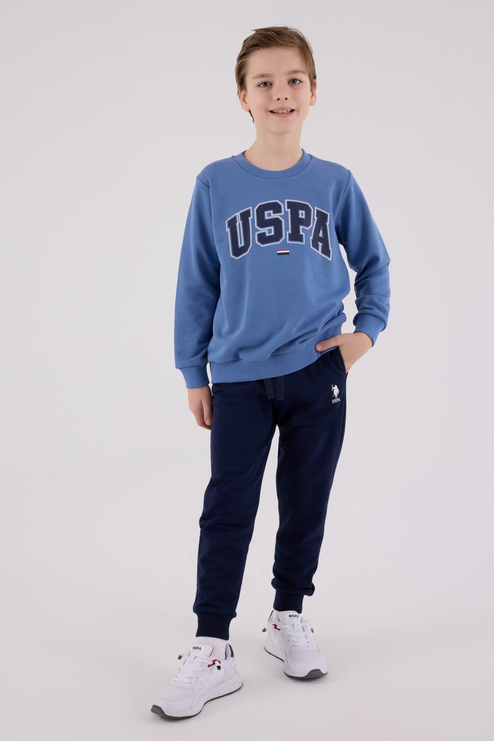 U.S. Polo Assn. Erkek Çocuk Eşofman Takımı Mavi