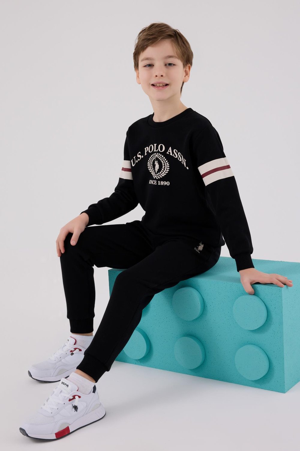 U.S. Polo Assn. Erkek Çocuk Eşofman Takımı Siyah