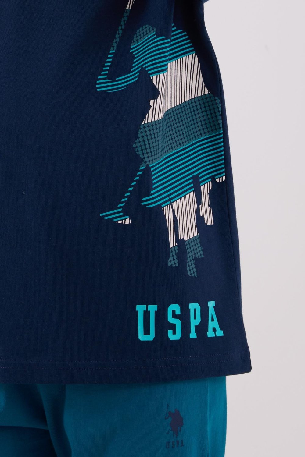 U.S. Polo Assn. Erkek Çocuk Uzun Kol Pijama Takım Lacivert