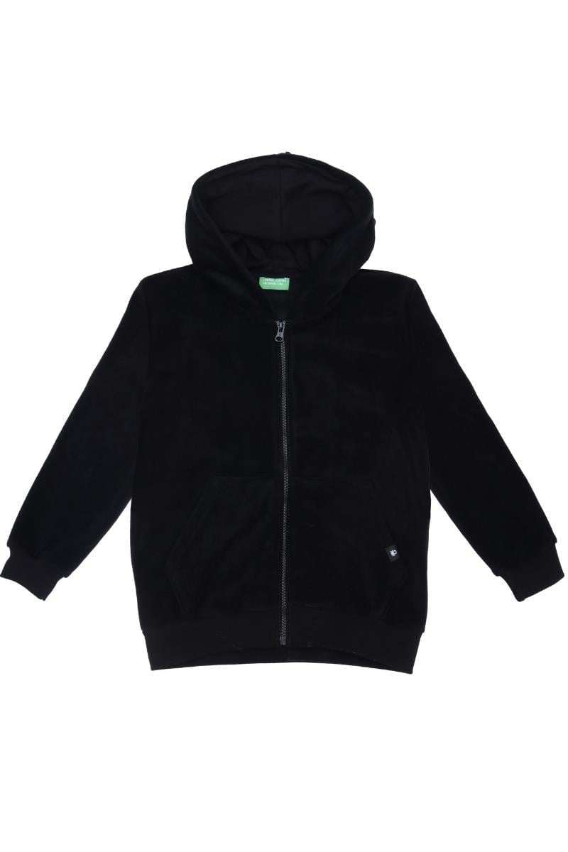United Colors of Benetton BNT-B21878 Erkek Çocuk   Sweatshirt Polar Siyah