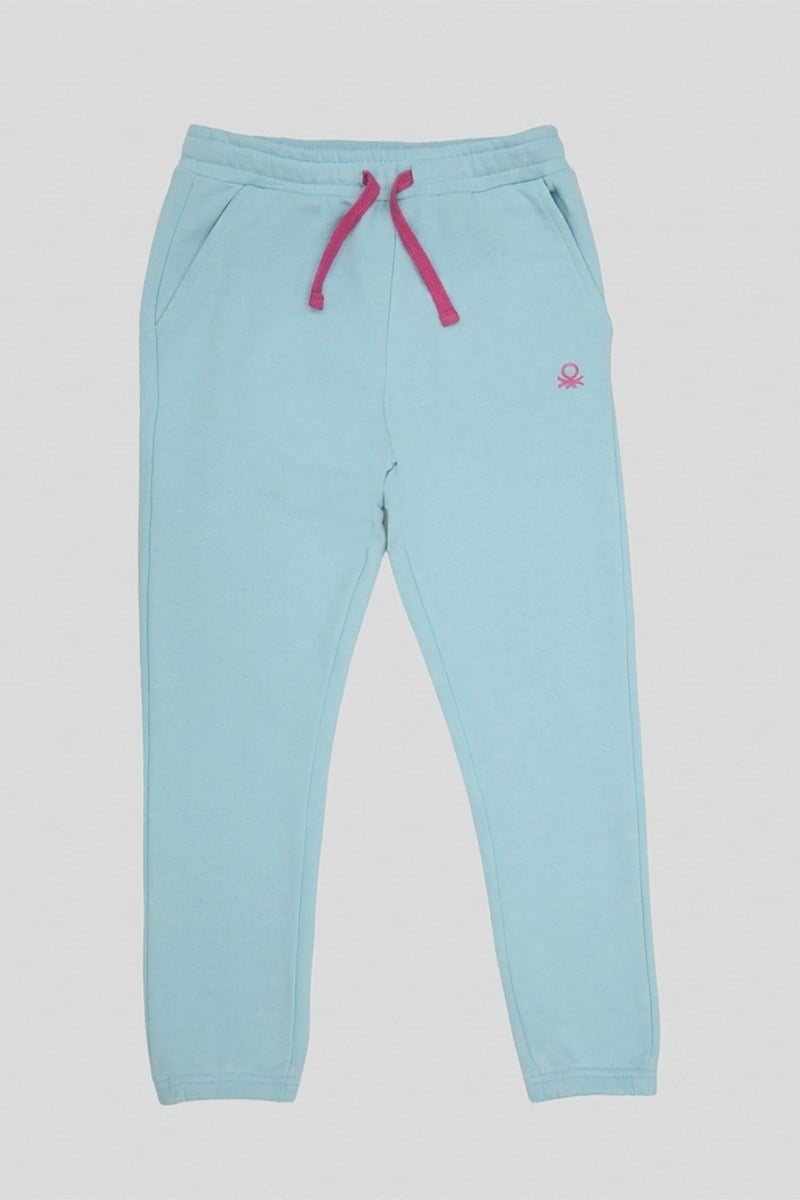 United Colors of Benetton BNT-G21584 Kız Çocuk  Eşofman Altı Mavi