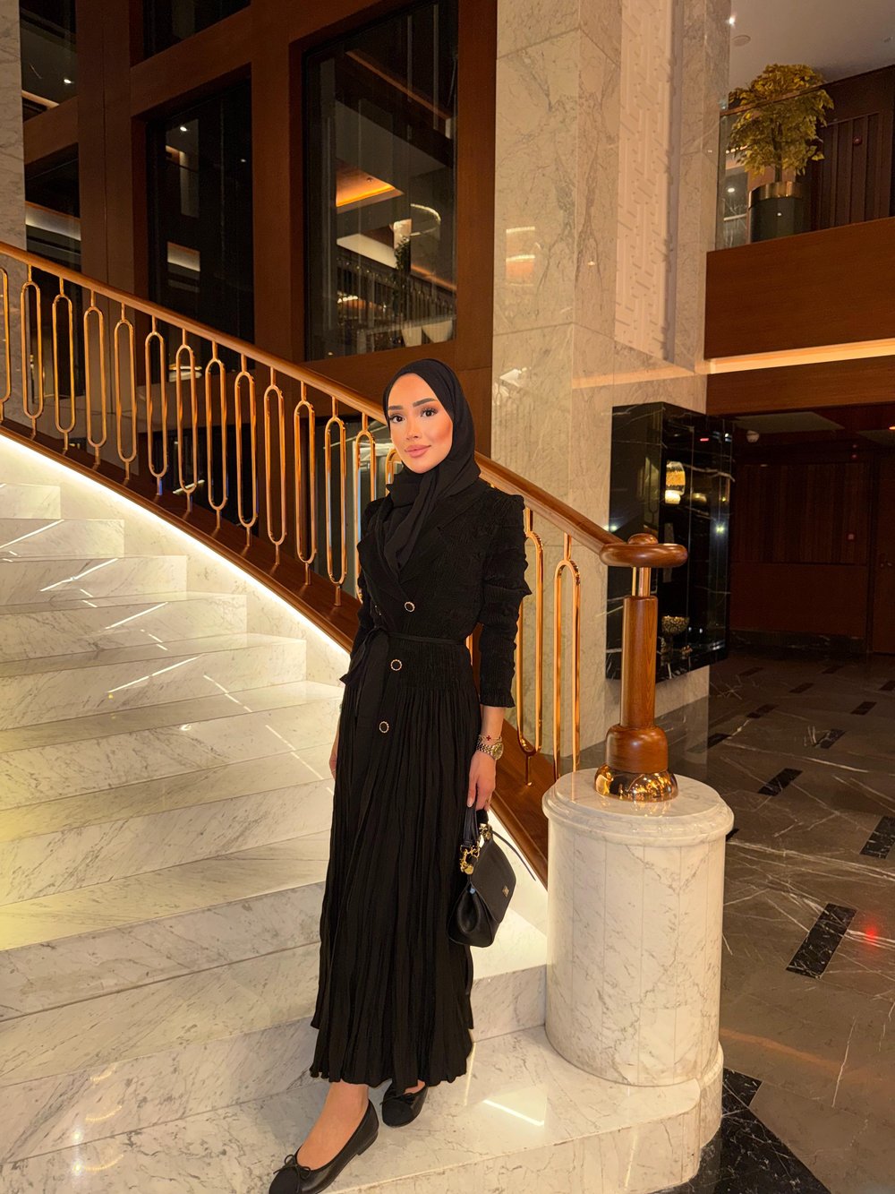 Elegant Elbise Siyah