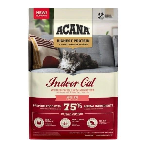Acana Indoor Yüksek Proteinli Tavuklu ve Balıklı Kısırlaştırılmış Kedi Maması 1.8 Kg