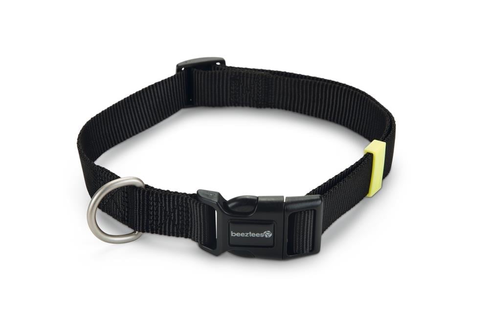 Beeztees Köpek Boyun Tasması, Siyah, 48-70cm, 25mm