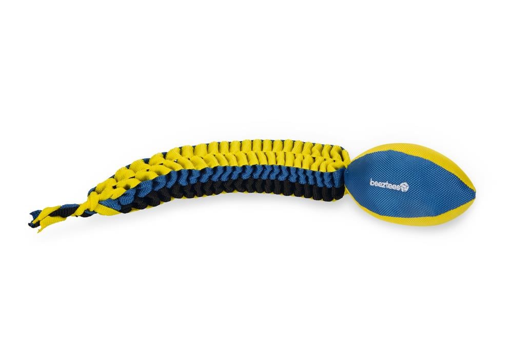 Beeztees Köpek Oyuncağı, Yüzen, Top ve Kuyruğu, Mavi/Sarı, 61cm