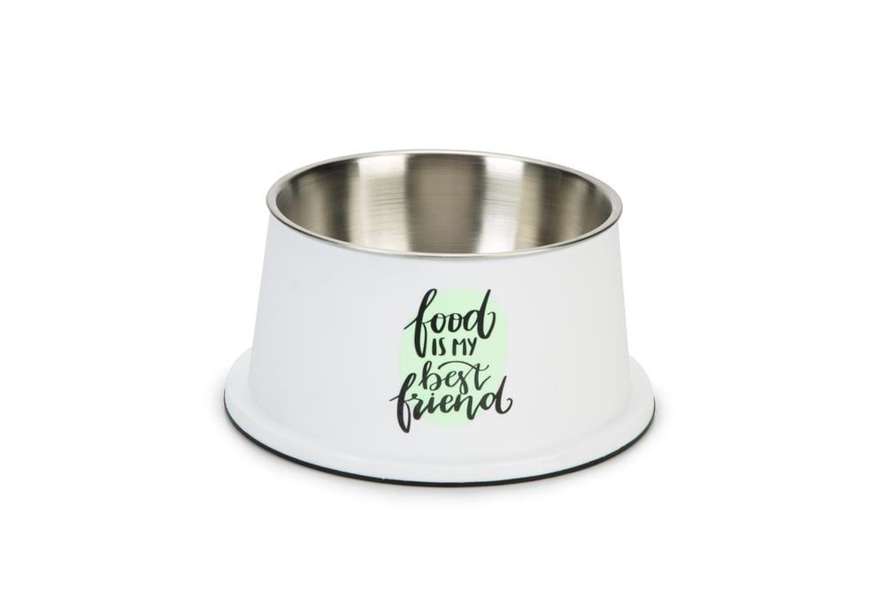 Beeztees Uzun Kulaklı Köpek Mama Su Kabı, Paslanmaz Çelik, Kaymaz, 19cm, 800ml
