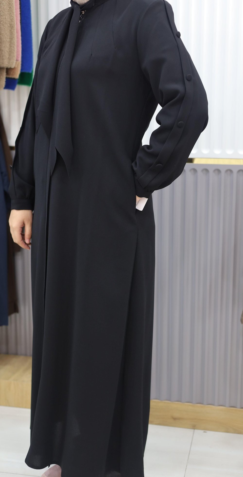 kolları düğme modelli