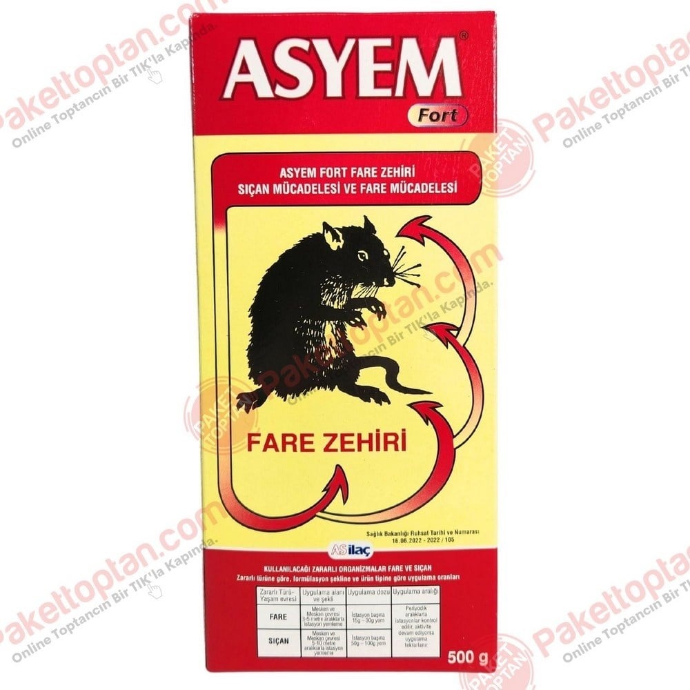 Asyem Fort 500 Gr Fare Zehiri