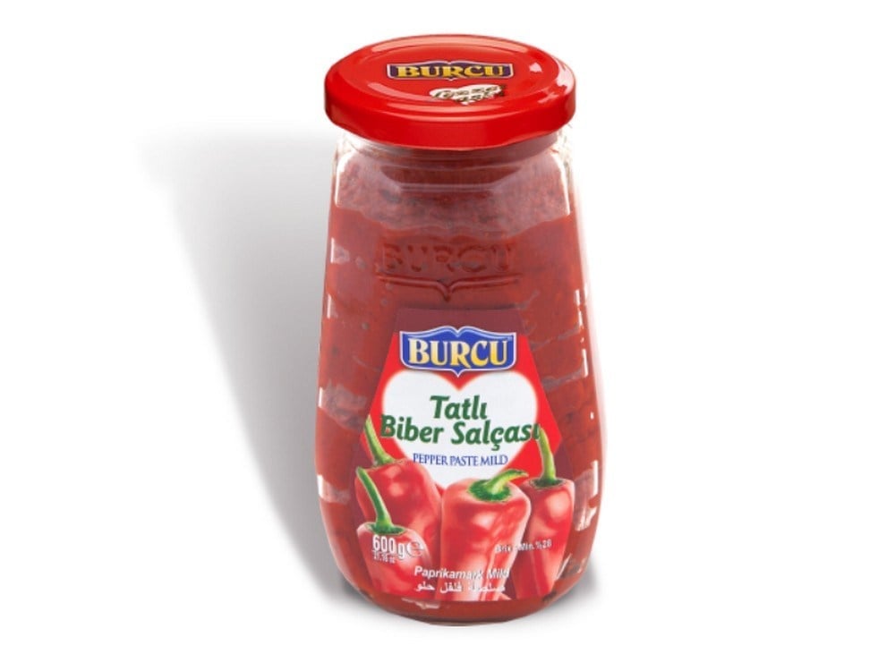 Burcu 600 Gr Cam Tatlı Biber Salçası