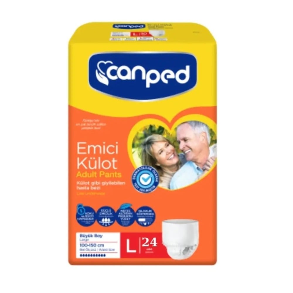 Canped Emici Külot Large Hasta Bezi 24 lü Paket