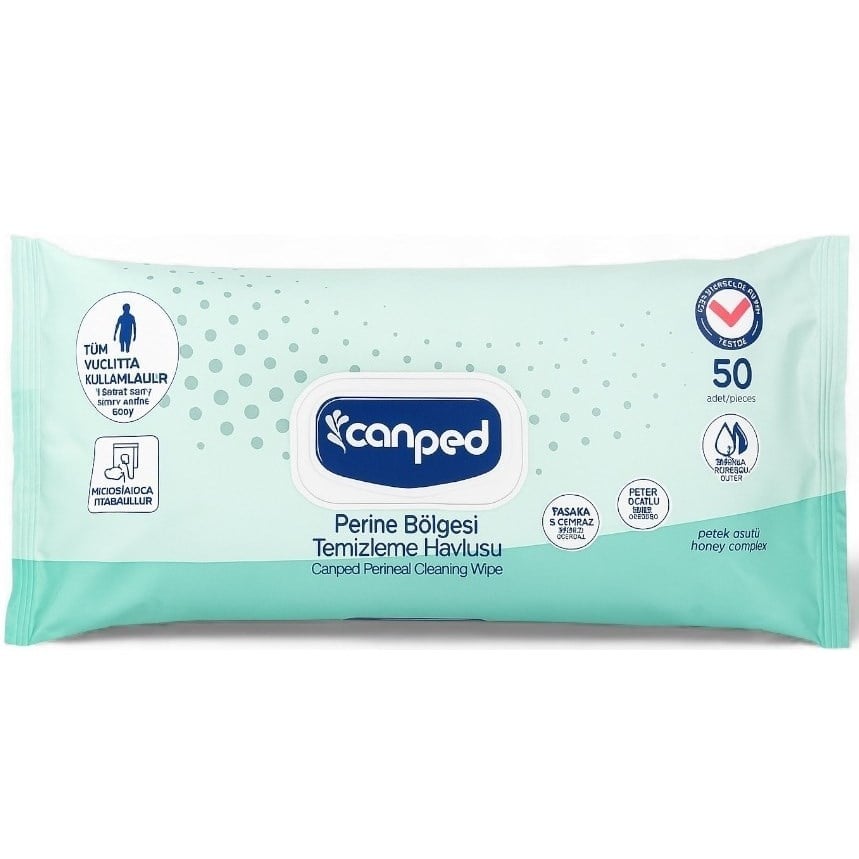 Canped Perine Temizlik Havlusu 50 li