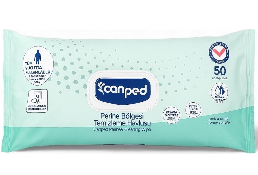 Canped Perine Temizlik Havlusu 50 li