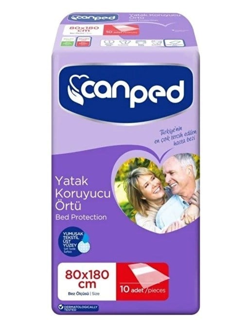Canped Yatak Örtüsü 80x180 Cm 10 Adet