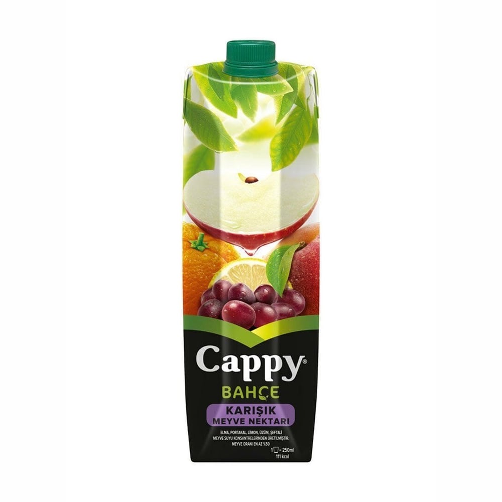 Cappy 1 Lt Karışık Meyve Nektarı x12 li Koli