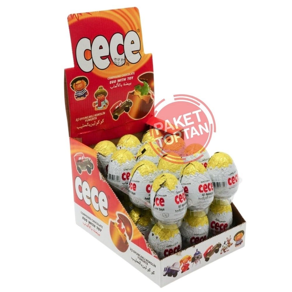 Cece Oyuncaklı Yumurta 20 Gr  x24 lü Paket