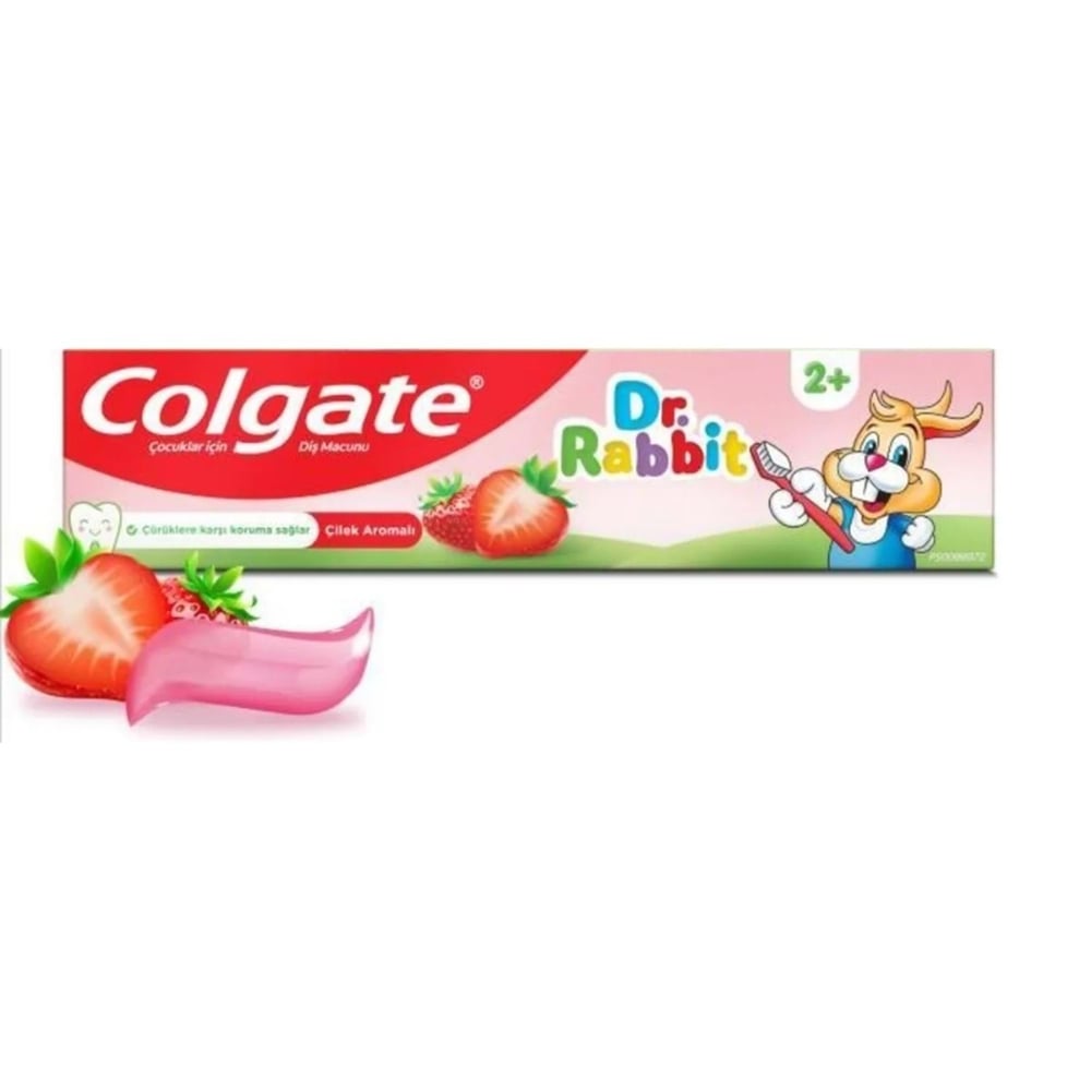 Colgate Çocuk Diş Macunu Dr.Rabbit 50 Ml Çilek Aromalı
