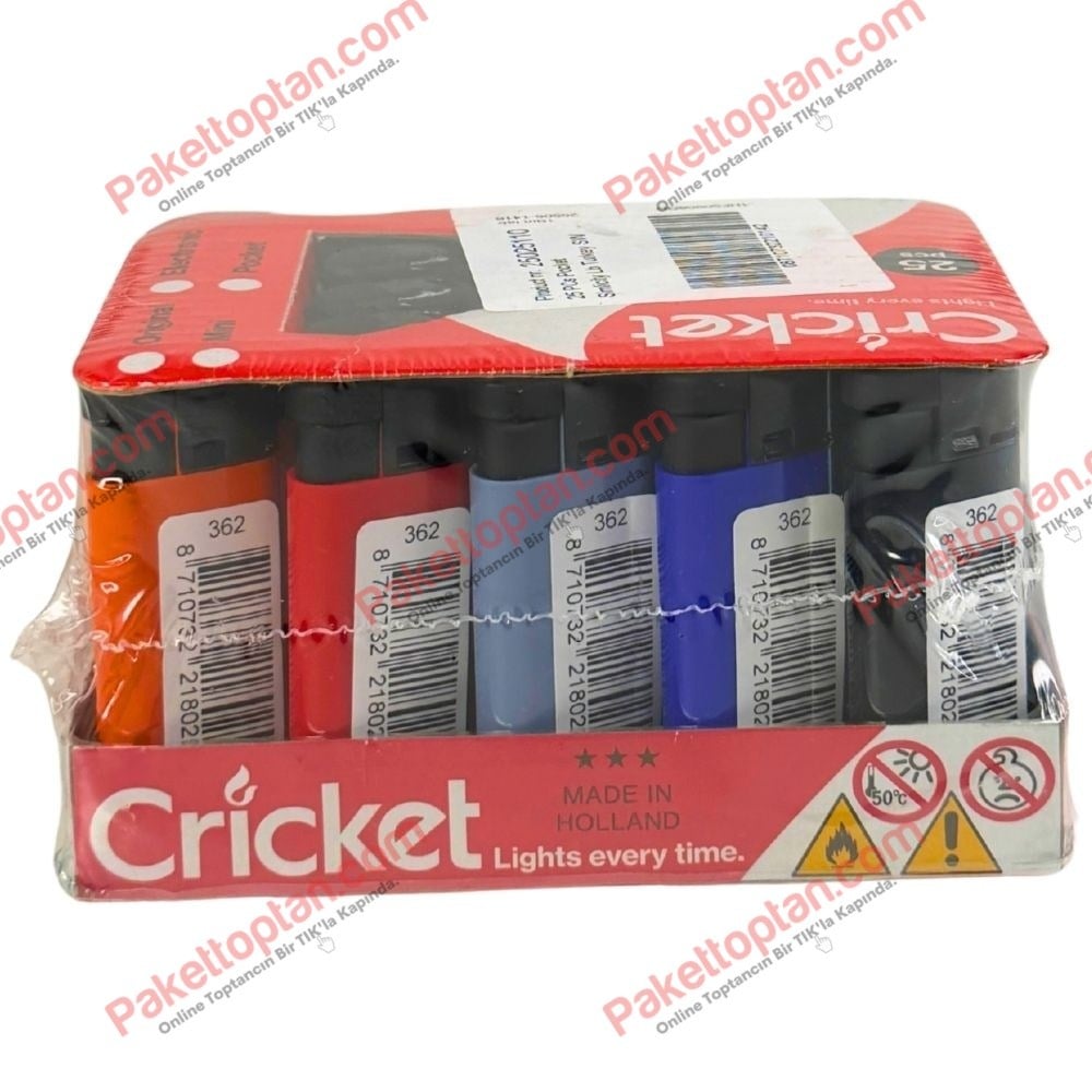 Cricket Pocket Simplicity Manyetolu Çakmak x25 li Paket