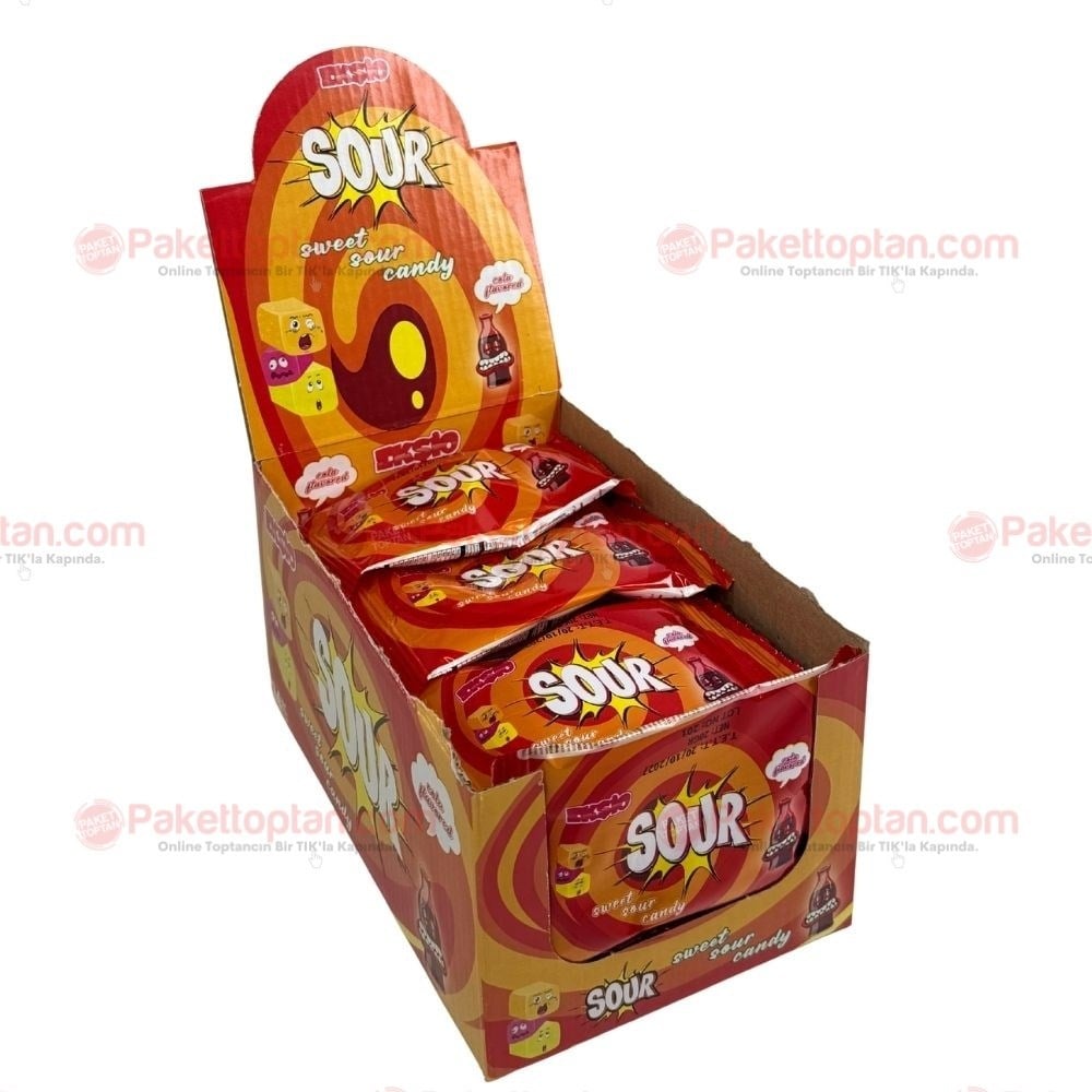 Ekşio Ekşi Yumuşak Şeker 20 Gr Kola x24 lü Paket
