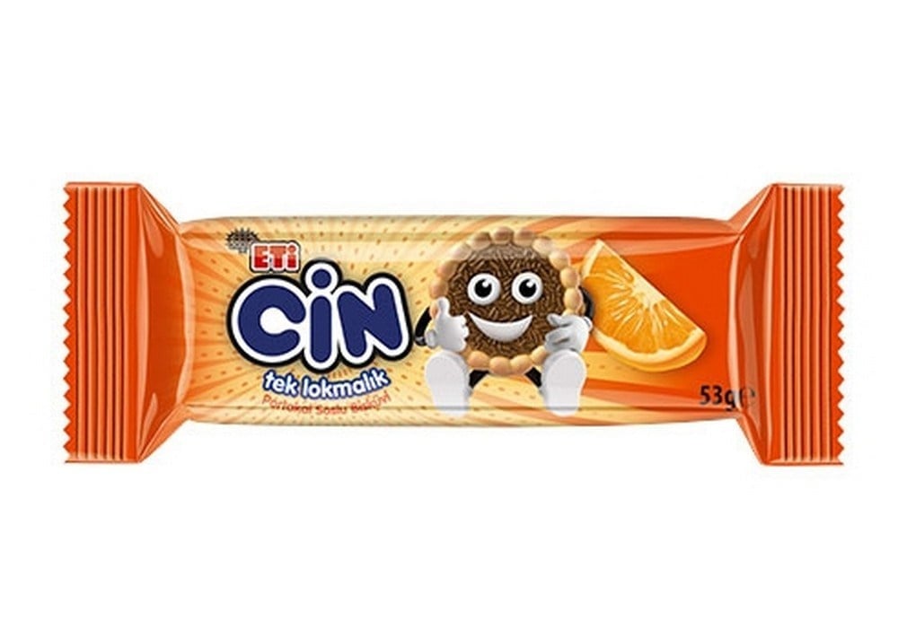 Eti Cin Tek Lokmalık 114 Gr Portakal Soslu Bisküvi x18 li Koli
