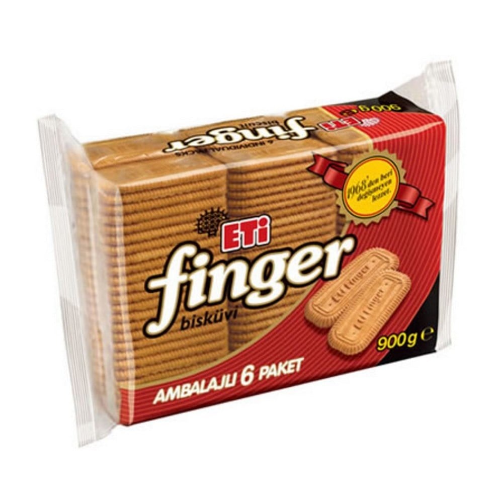 Eti Finger Bisküvi 900 gr x5 li Koli