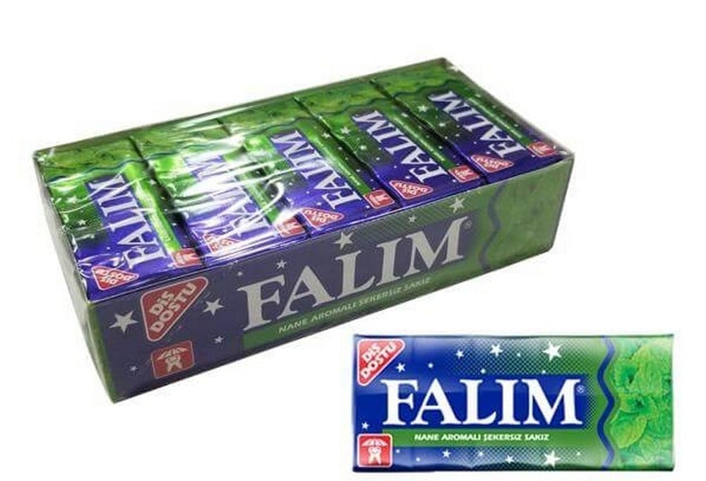 Falım 5 li Nane Aromalı Şekersiz Sakız x20 li Paket