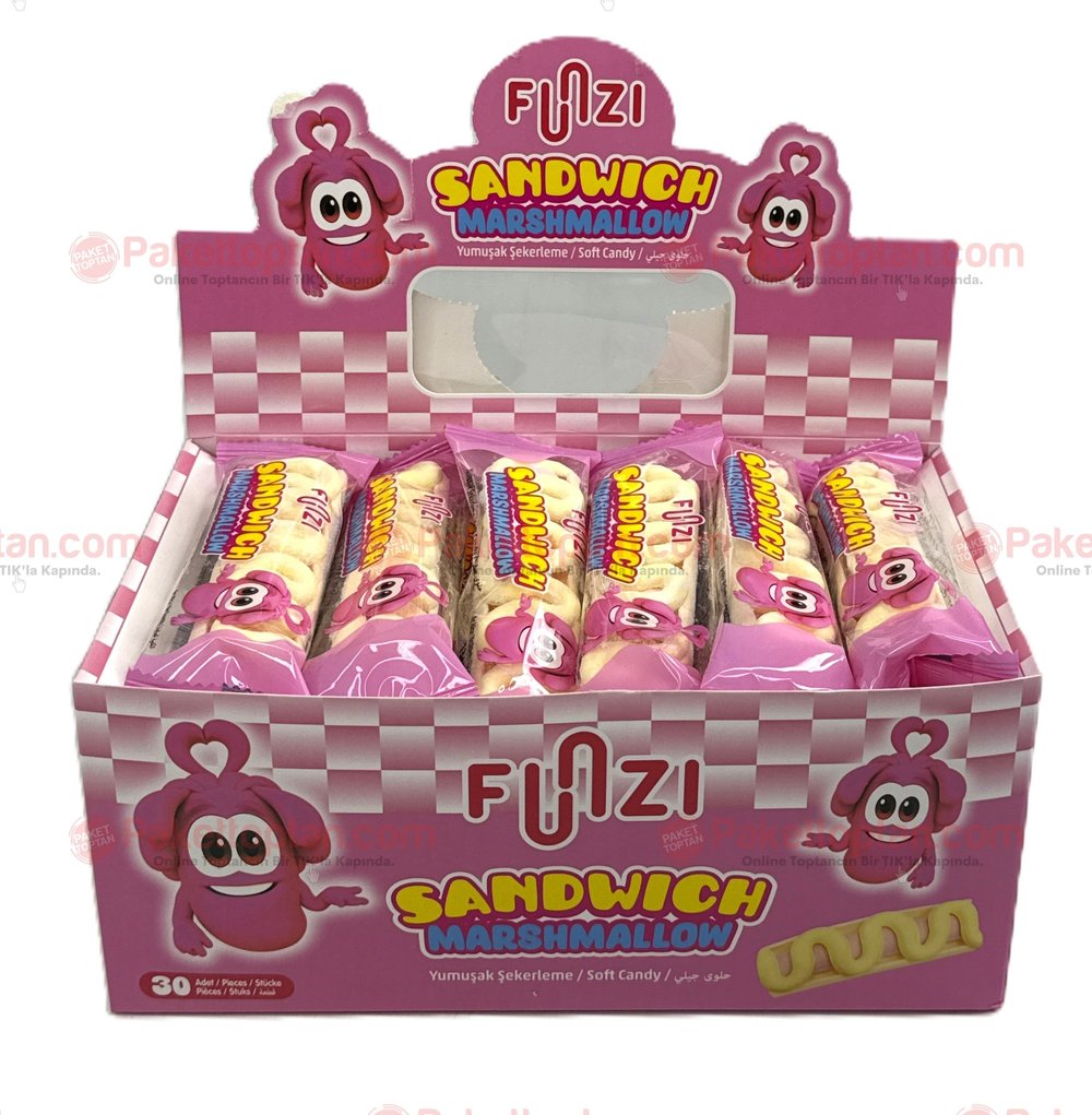 Funzi Sandwich Marshmallow 13 Gr x30 lu Paket