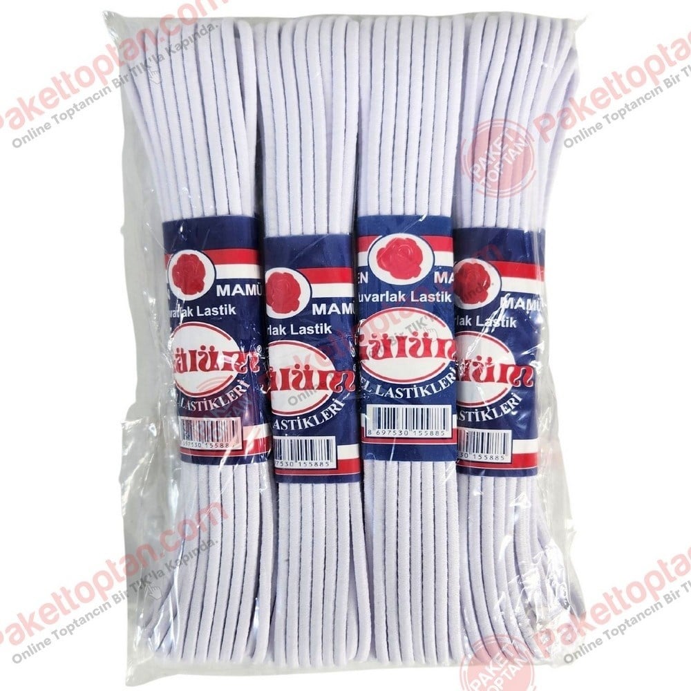 Gülüm 10 Mt Yuvarlak Bel Lastiği x4 lü Paket