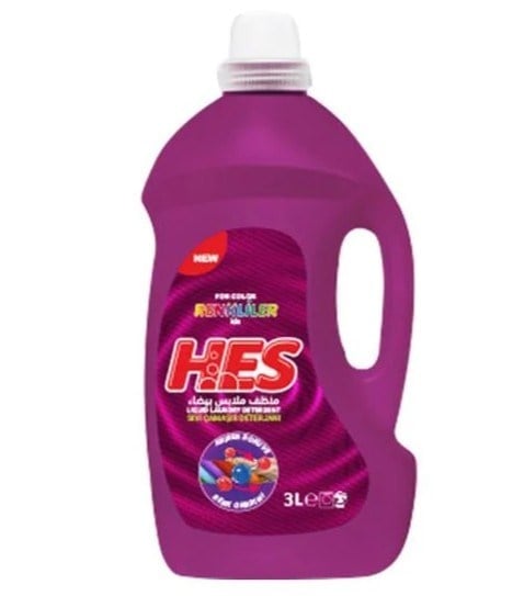 Hes 3 Lt Sıvı Çamaşır Deterjanı Renkliler