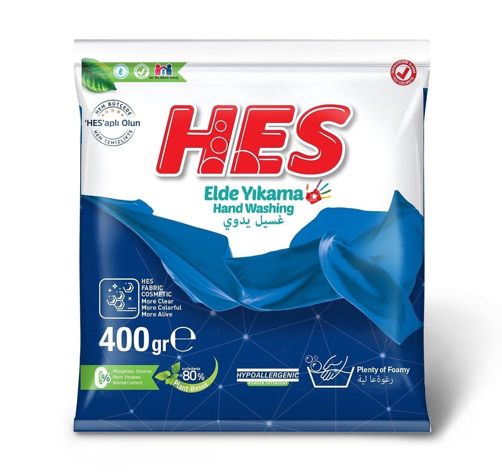 Hes Elde Yıkama Toz 400 Gr