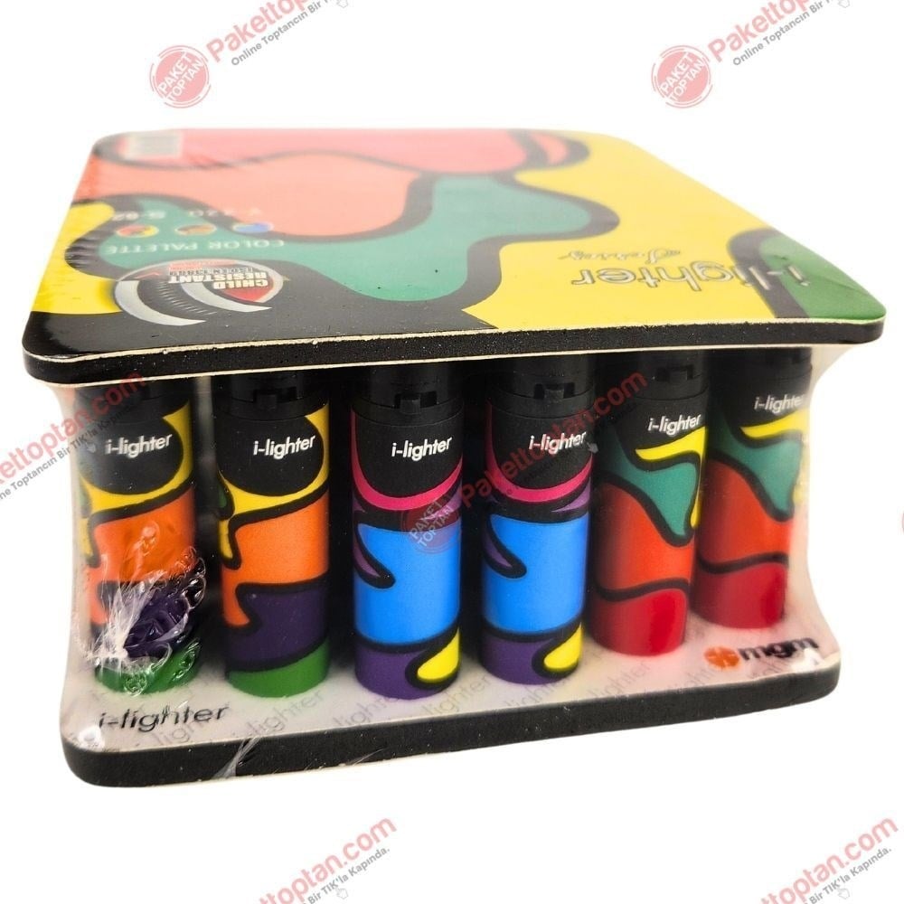 İ-Lighter Y-220 S-62-63 Taşlı Çakmak x30 lu Paket