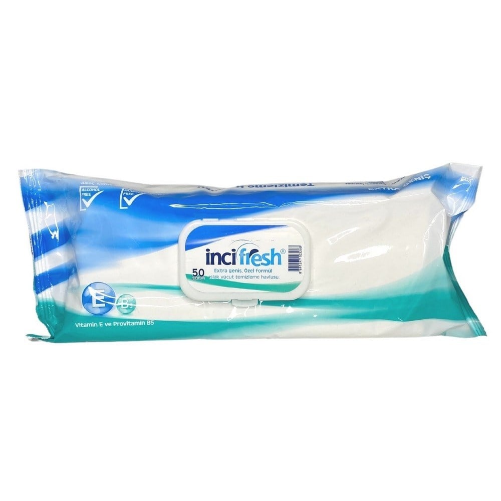 İnci Fresh 50 li Vücut Temizleme Havlusu