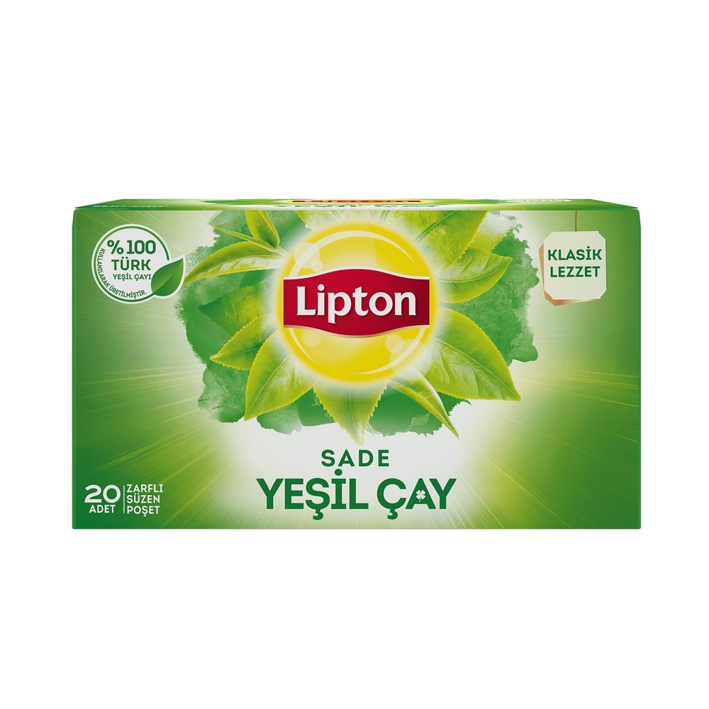Lipton Sade Yeşil Çay 20 li Bardak Poşet 30 Gr