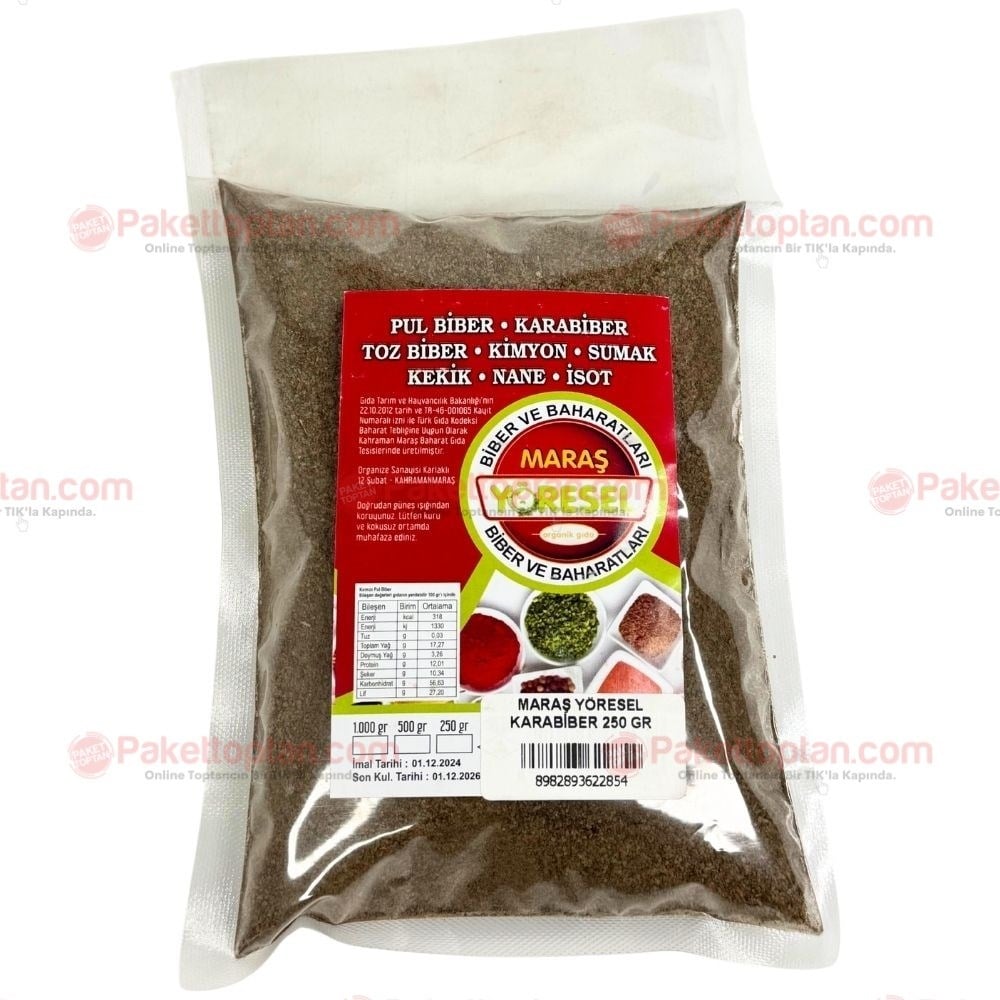 Maraş Yöresel Karabiber 250 Gr