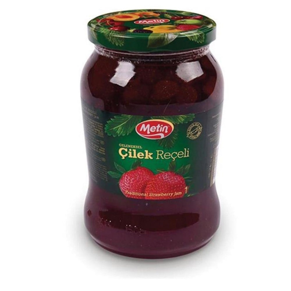 Metin 1500 Gr Cam Çilek Reçeli