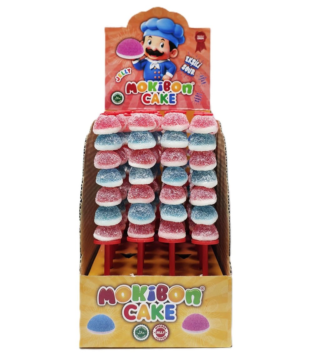 Mokibon Cake Ekşili Yumuşak Şeker 20 Gr x24 lü Paket