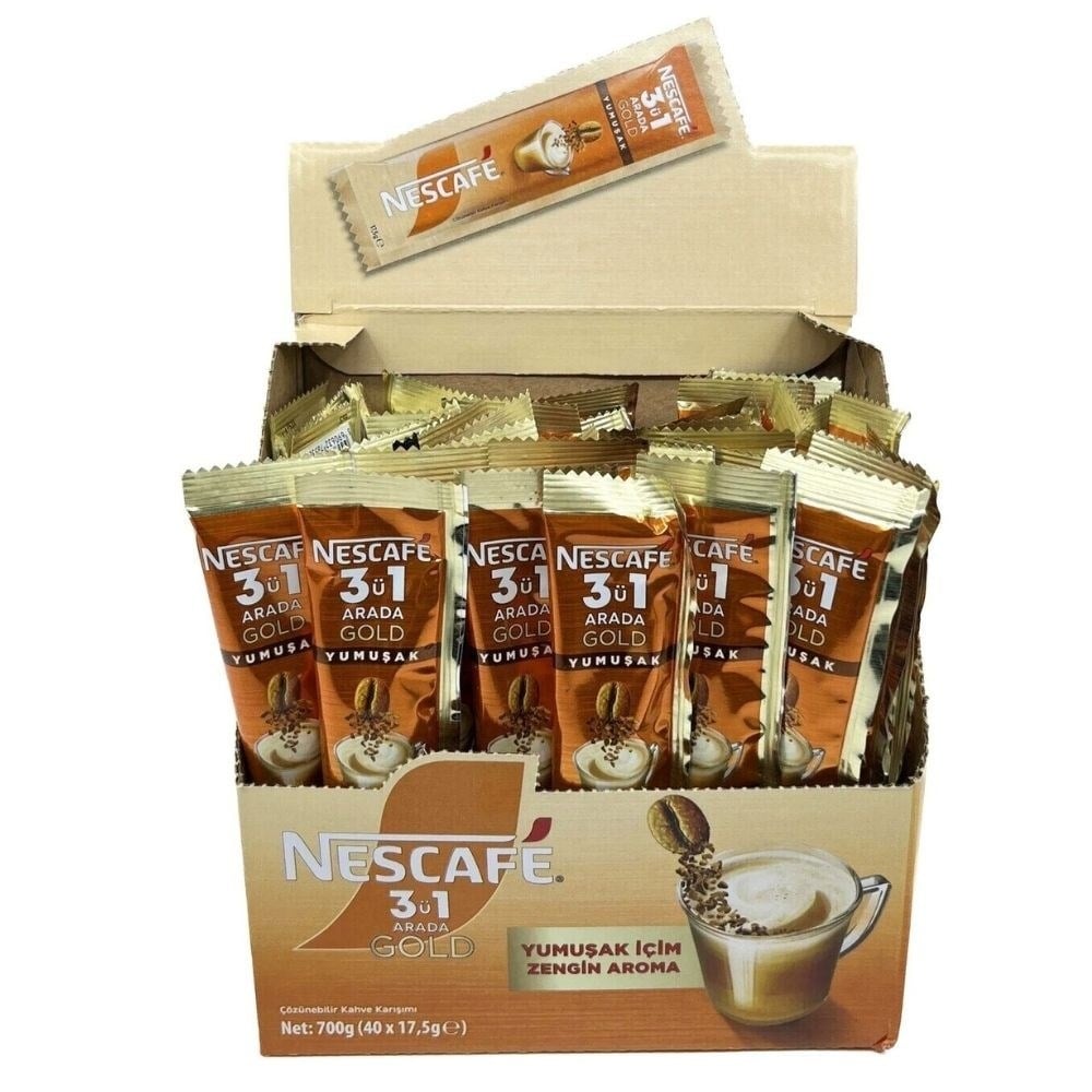 Nescafe 3 ü 1 Arada Gold Yumuşak İçim x40 lı Paket