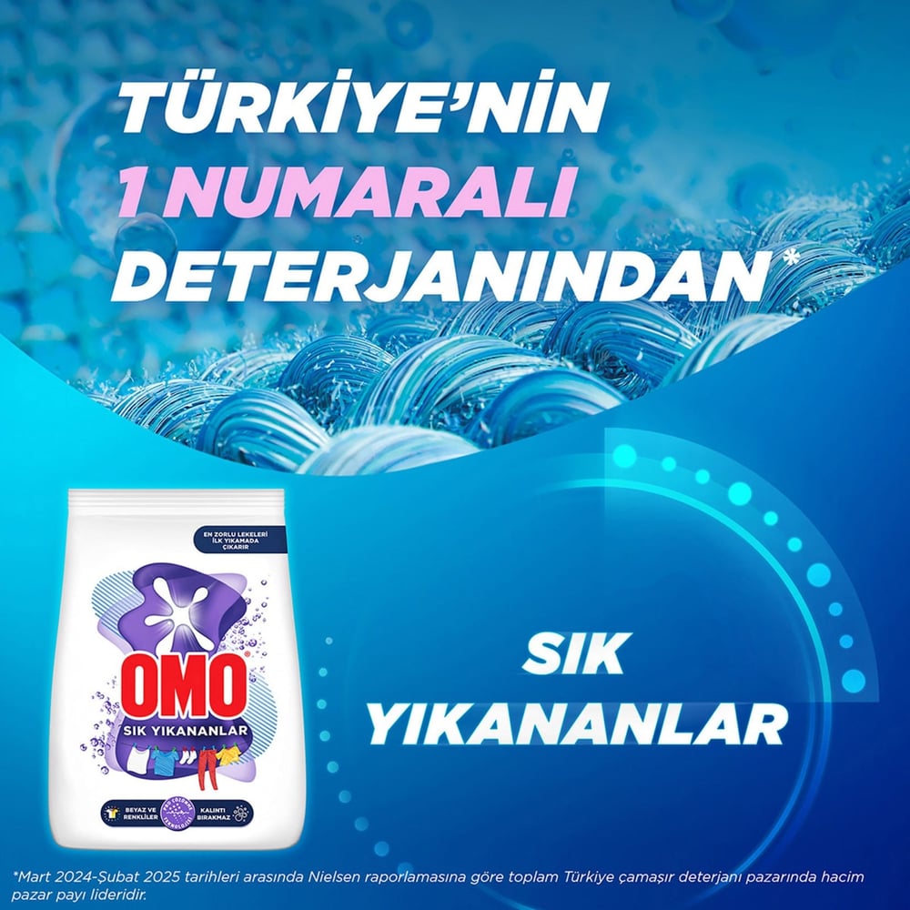 Omo Matik 7,5 kg Sık Yıkananlar