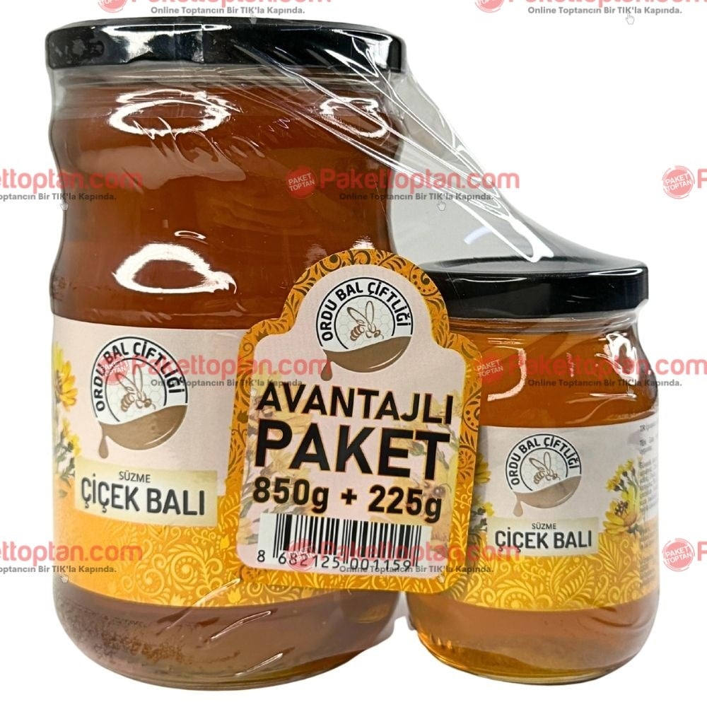 Ordu Bal Çiftliği Avantaj Paket 850 Gr + 225 Gr x6 lı Koli
