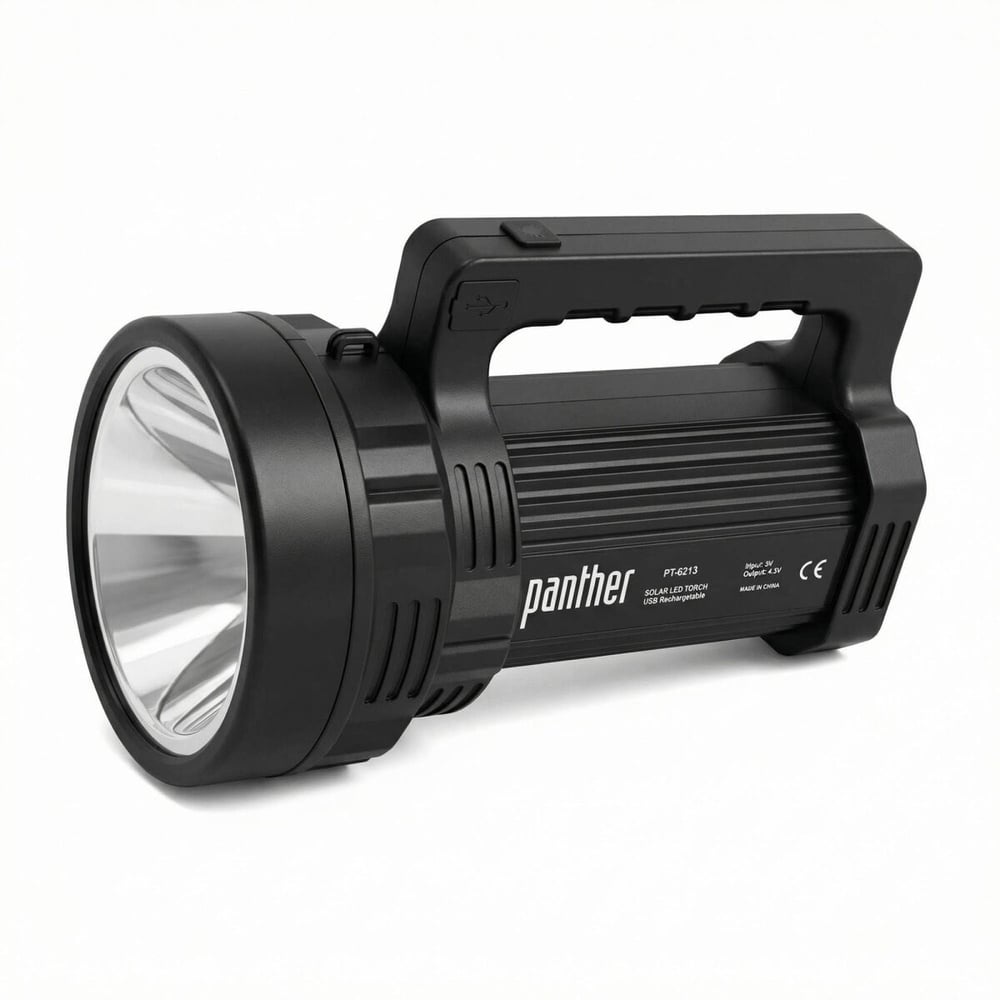 Panther PT-6213 USB Şarjlı Solar El Feneri