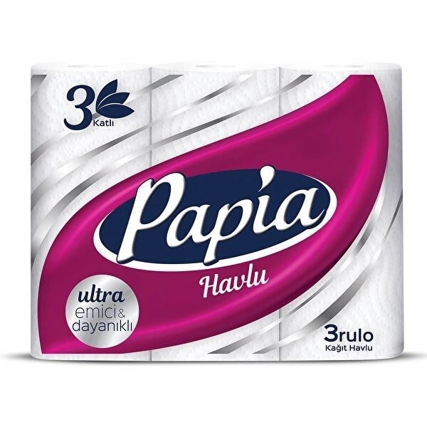 Papia 3 lü Havlu x4 lü Koli