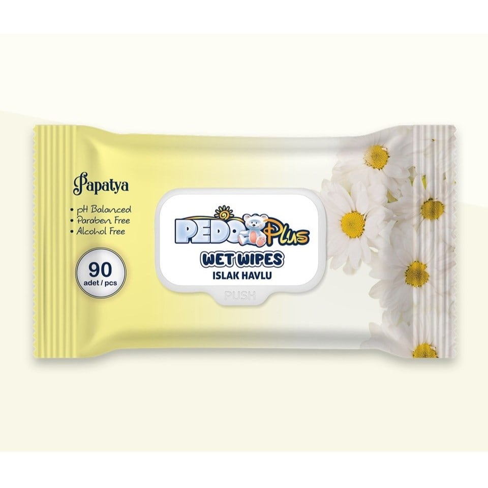 Pedo Islak Mendil 90 lı Papatya x24 lü Koli