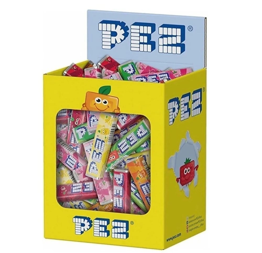 Pez Sıkı Şeker Meyve Aromalı 8,5 Gr x100 lü Paket