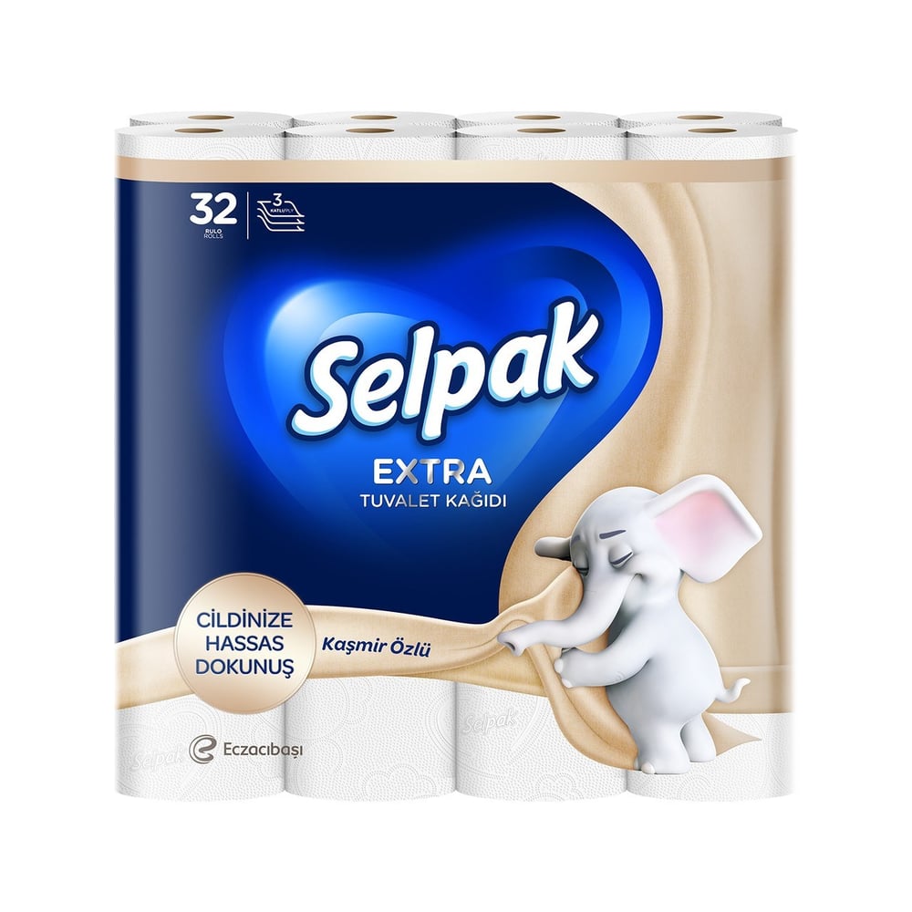 Selpak 32 li Tuvalet Kağıdı Kaşmir x3 lü Koli