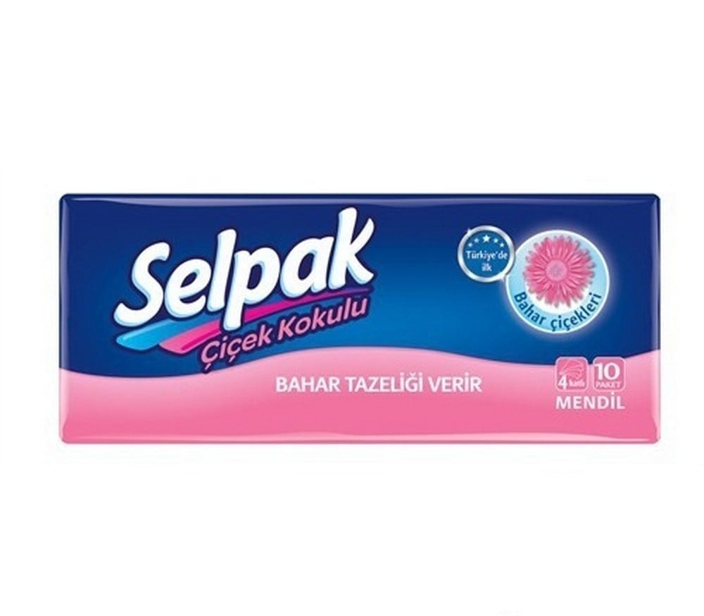 Selpak Cep Mendil Çiçek Kokulu x10 lu Paket