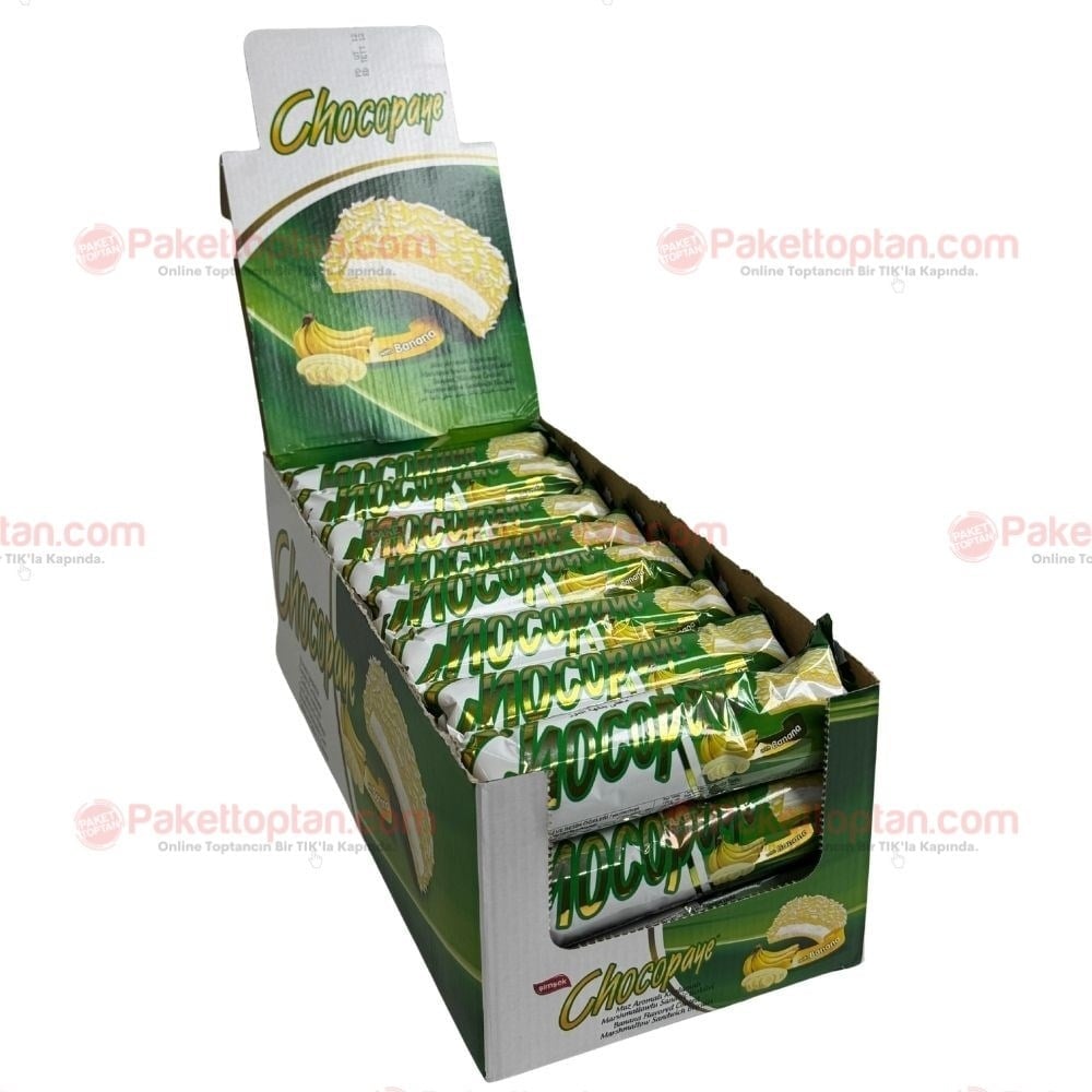 Şimşek Chocopaye Bisküvi 50 Gr Muz x24 lü Koli