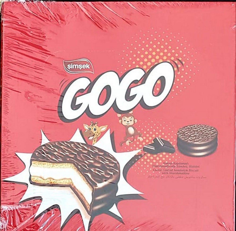 Şimşek Gogo Kakao Kaplamalı Marshmallowlu Bisküvi 22 Gr x24 lü Koli