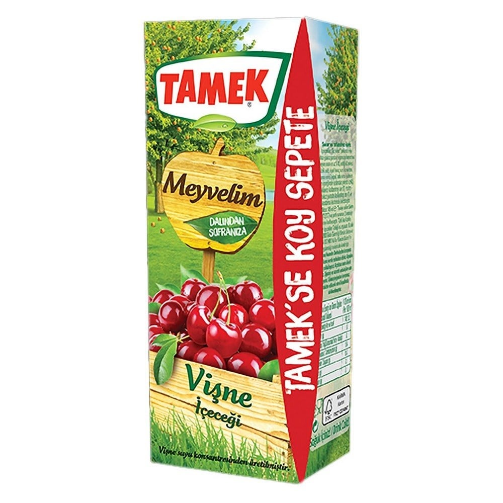 Tamek 200 Ml Vişne Meyvelim İçecek x27 li Koli